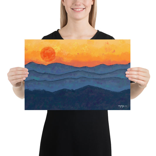 From the Earth to the Heavens Fine Art Print 12" x 18"