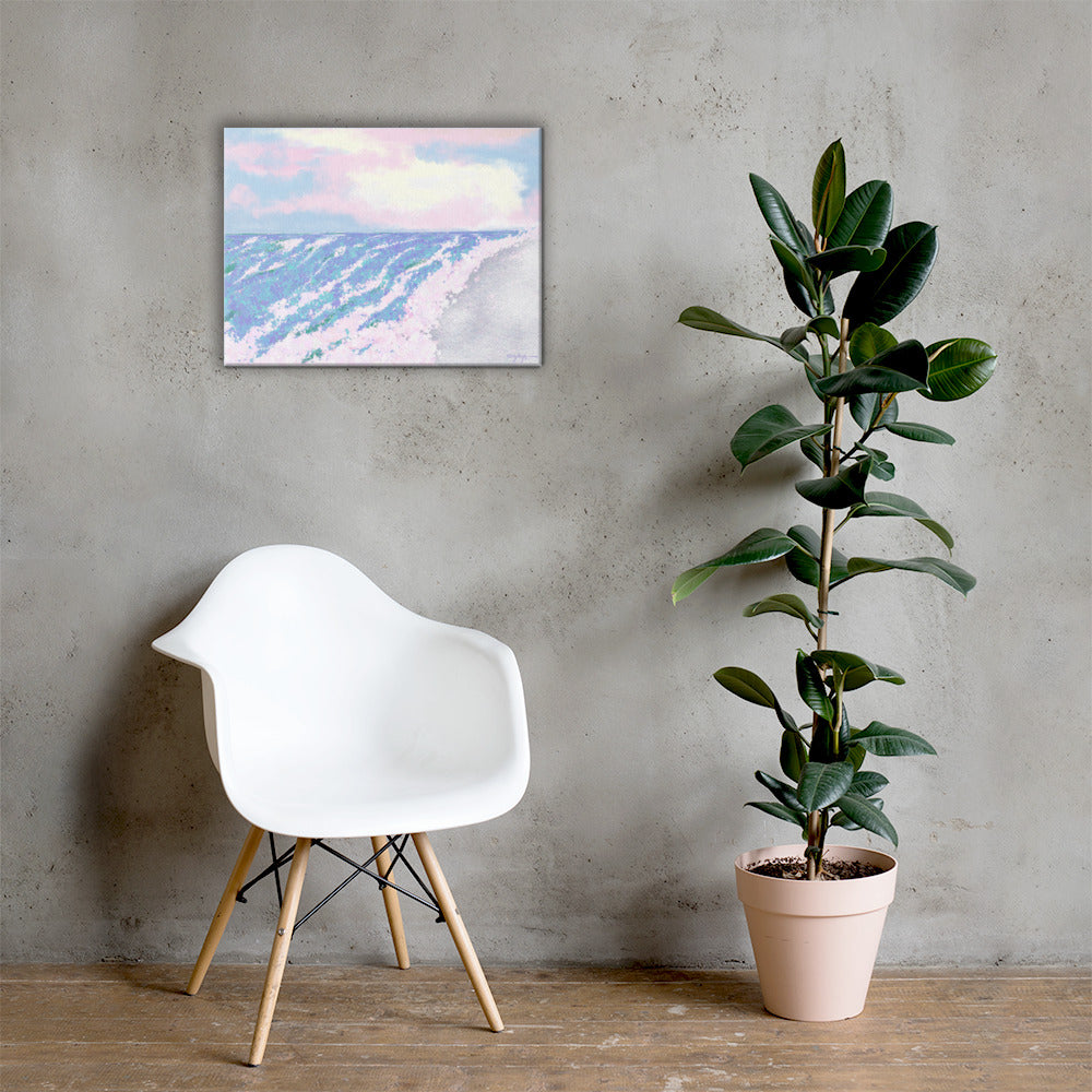 Serenity Beach Fine Art  Landscape Canvas 18" x 24"
