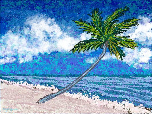 Palm Beach Fine Art Landscape Canvas 18" x 24"