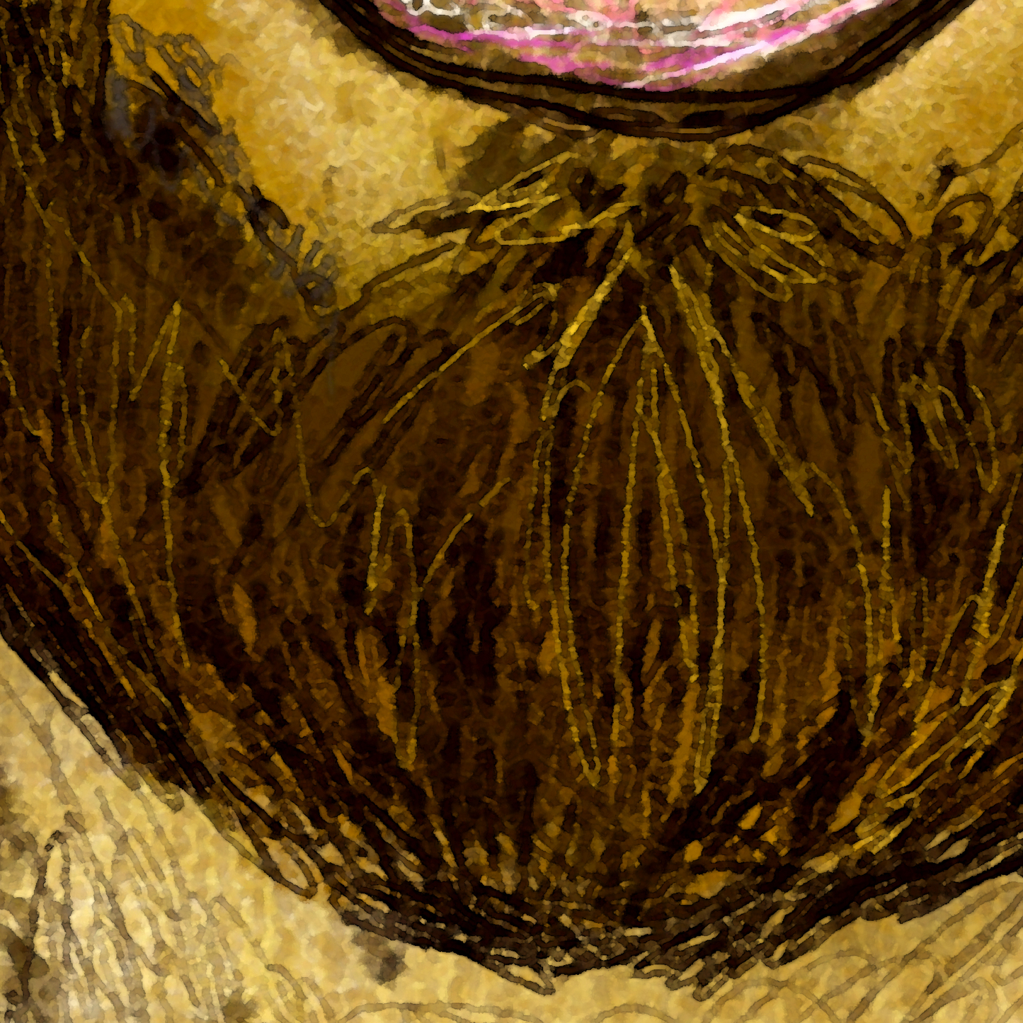 Son of Man Close-Up Jesus Christ Christian Fine Art  Canvas Print